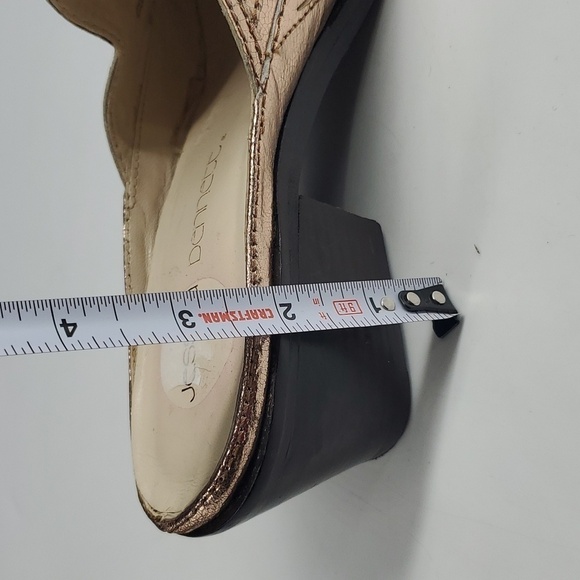 Jessica Bennett Mules JBoheme Western Glam Cowgirl Metallic 7.5 - Picture 12 of 12